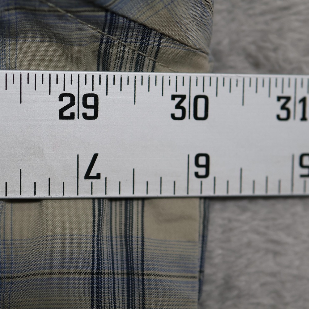 Blackhawk Warrior Wear 1700 Shirt Mens 3XL Beige Blue Plaid Tactical Pocket - Picture 7 of 10